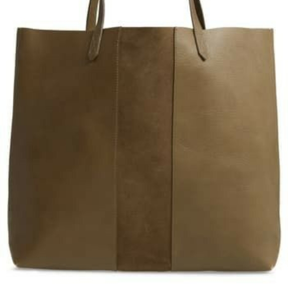 Madewell Suede Stripe Transport Leather Tote
NWT - Picture 2 of 8